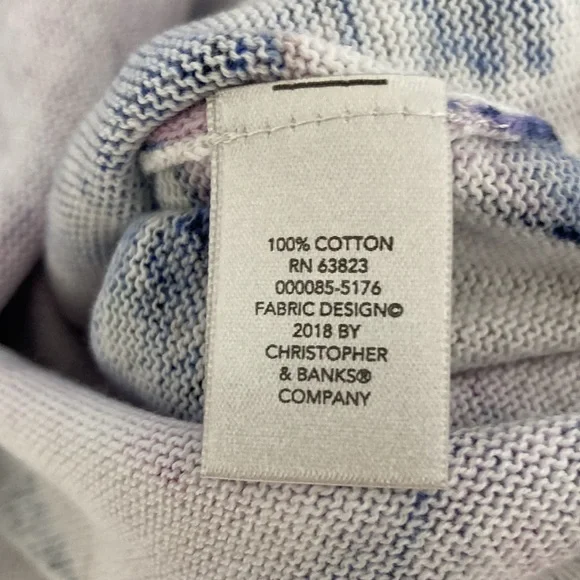 New CJ Banks button up sweater 100% cotton - Picture 7 of 10